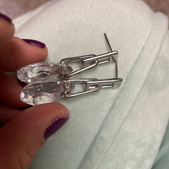 Swavorski crystal drop earrings - Picture 6 of 8